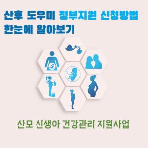 산후도우미 정부지원 신청방법 한눈에 알아보기